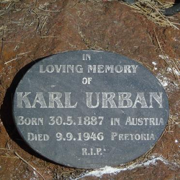 URBAN Karl 1887-1946