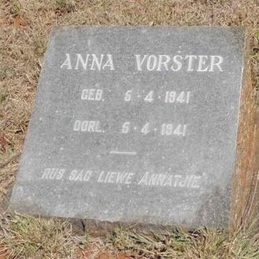VORSTER Anna 1941-1941