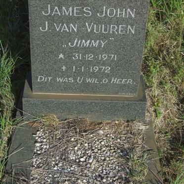 VUUREN James John, J. van 1971-1972