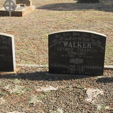 WALKER George Charles Edward 1880-1944 &amp; Magdalene Catharine DREYER 1881-1973