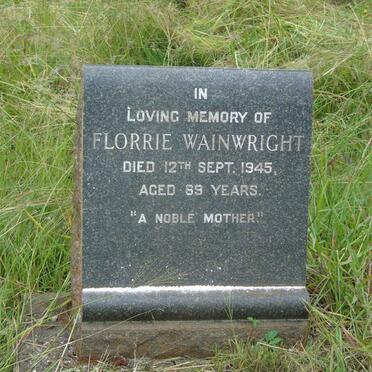 WAINWRIGHT Florrie -1945