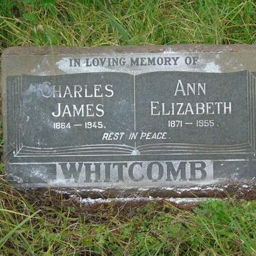WHITCOMB Charles James 1864-1945 & Ann Elizabeth 1871-1955