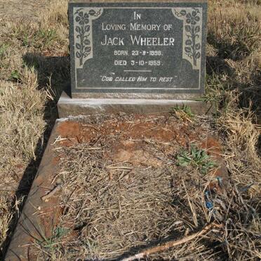 WHEELER Jack 1898-1959 &amp; Pauline GILFILLAN 1905-1981