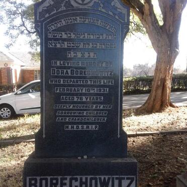 BORECHOWITZ Dora -1931