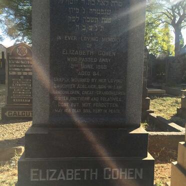 COHEN Elizabeth -1965