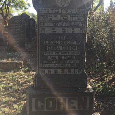 COHEN Dora -1934
