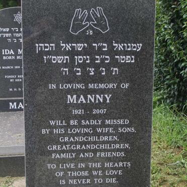 COHEN Manny 1921-2007