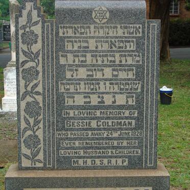 GOLDMAN Bessie -1928