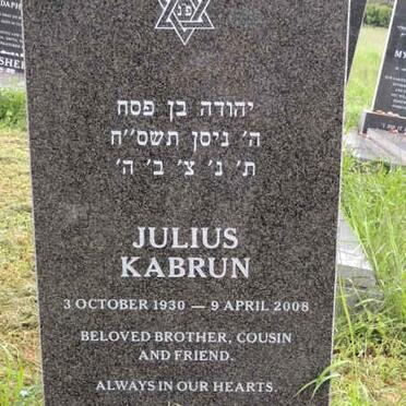 KABRUN Julius 1930-2008
