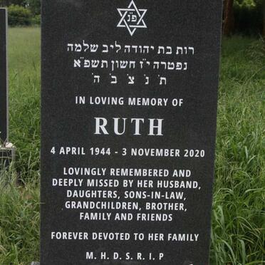 LEWUS Ruth 1944-2020