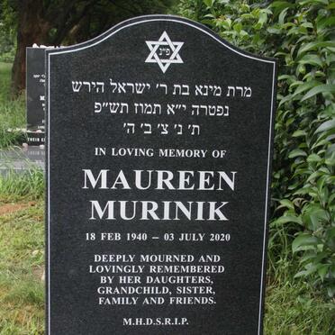 MURINIK Maureen 1940-2020