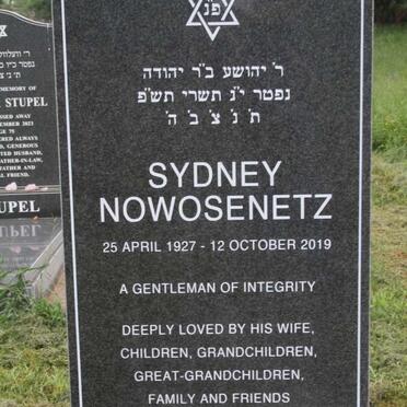 NOWOSENETZ Sydney 1927-2019