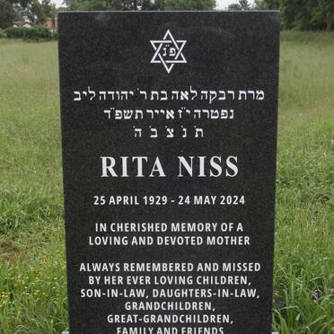 NISS Rita 1929-2024
