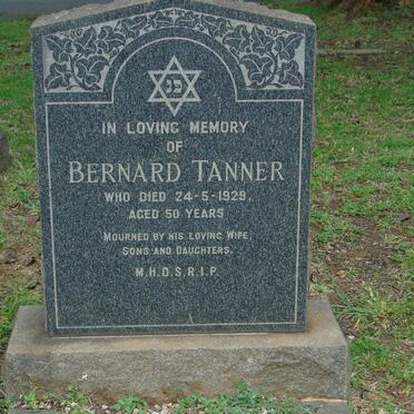TANNER Bernard -1929