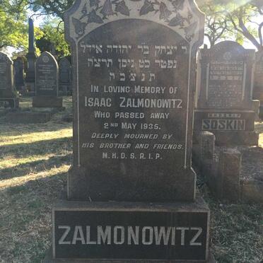 ZALMONOWITZ Isaac -1935