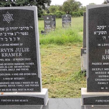 KRAMER Mervyn Julie 1935-2022 & Helen -2010