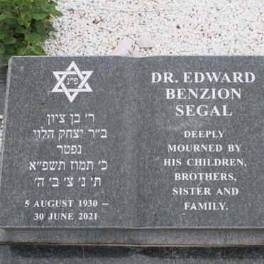 SEGAL Edward Benzion 1930-2021