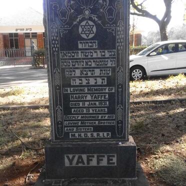 YAFFE Harry -1931