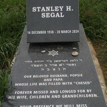 SEGAL Stanley H. 1938-2024