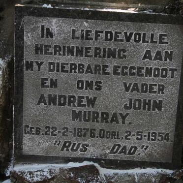 MURRAY Andrew John 1876-1954
