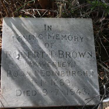 BROWN Robert T. 1869-1943