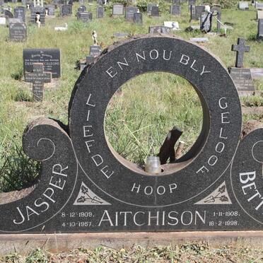 AITCHISON Jasper 1909-1957 & Bettie 1908-1998
