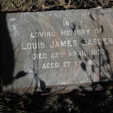 BASDEN Louis James -1937