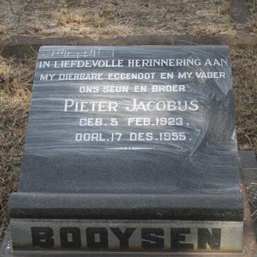 BOOYSEN Pieter Jacobus 1923-1955
