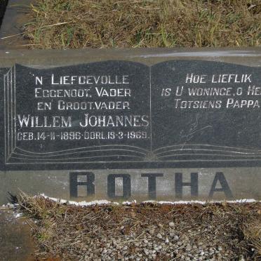 BOTHA Willem Johannes 1896-1969