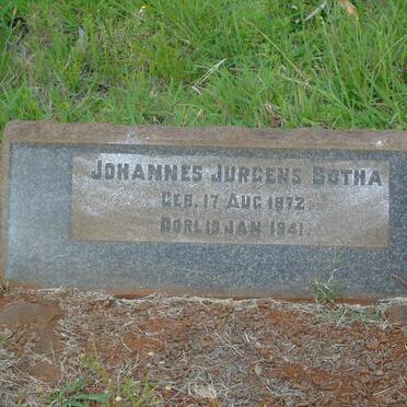BOTHA Johannes Jurgens 1872-1941
