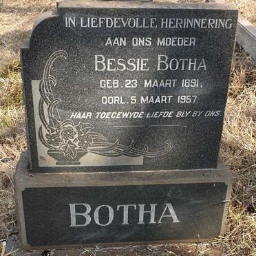 BOTHA Bessie 1891-1957
