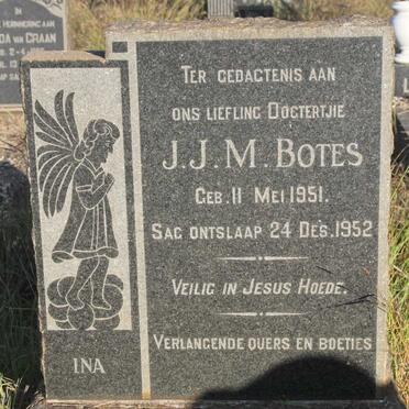BOTES J.J.M. 1951-1952
