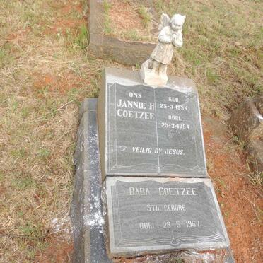 COETZEE Jannie H. 1954-1954 :: COETZEE Baba -1967
