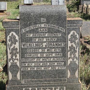 COETZER Wilhelmus Johannes 1875-1946