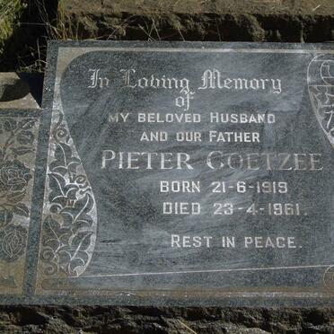 COETZEE Pieter 1919-1961