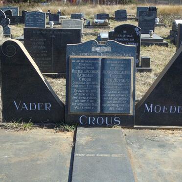 CROUS Pieter Jacobus Rademan 1905-1961 &amp; Jacoba Magdalena HUYGEN 1908?-1977