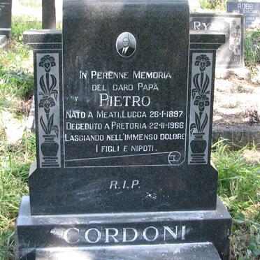 CORDONI Pietro 1897-1966