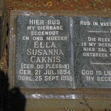 CAKNIS John 1895-1993 & Ella Susanna DU PLESSIS 1894-1959_2