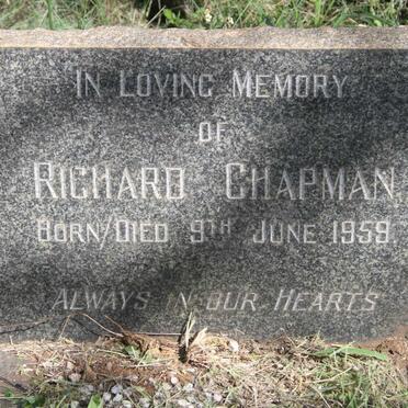 CHAPMAN Richard 1959-1959