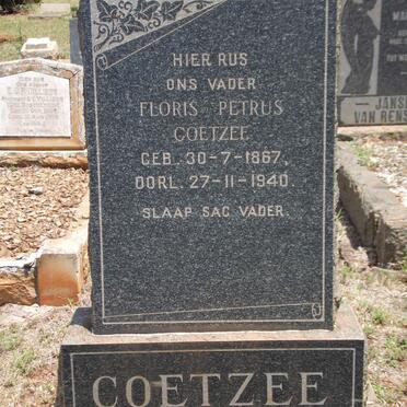 COETZEE Floris Petrus 1869-1940