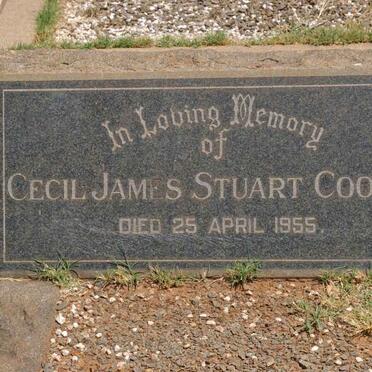 COOPER Cecil James Stuart -1955