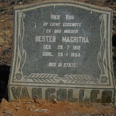 COLLER Hester Magritha, van 1912-1954