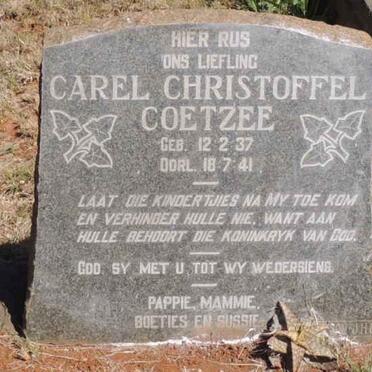 COETZEE Carel Christoffel 1937-1941
