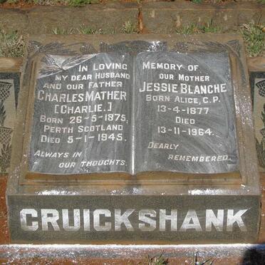 CRUICKSHANK Charles Mather 1875-1945 & Jessie Blanche 1877-1964 :: CRUICKSHANK Charles 1907-1967 :: MURRAY John, MAXWELL 1911-1954_2