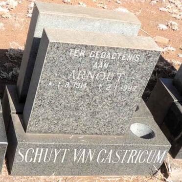 CASTRICUM Arnout, van SCHUYT 1914-1987