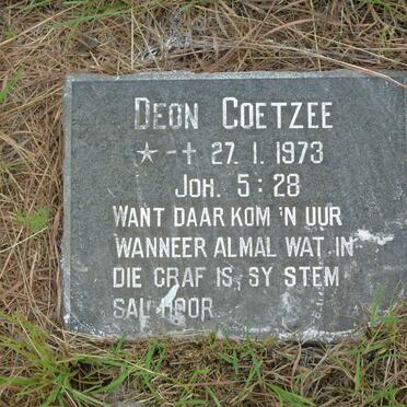 COETZEE Deon 1973-1973