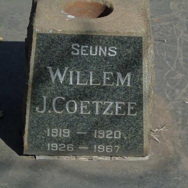 COETZEE Willem Jacobus 1895-1954 & Anna Magrietha SMUTS 1890-1982 :: COETZEE Willem J. 1919-1920 :: COETZEE Willem J. 1926-1967 _2