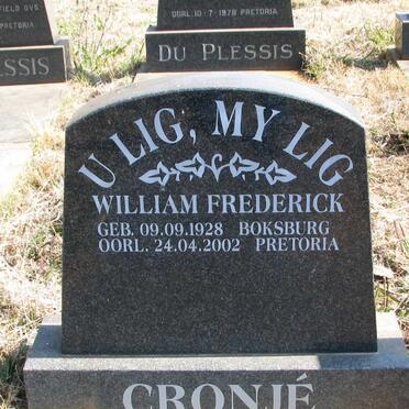 CRONJE William Frederick 1928-2002