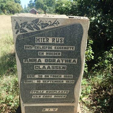 CLAASSEN Anna Dorathea 1885-1939