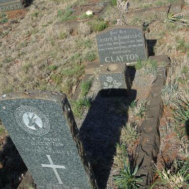 CLAYTON Joseph H. 1875-1942 &amp; Isabella C. 1882-1958